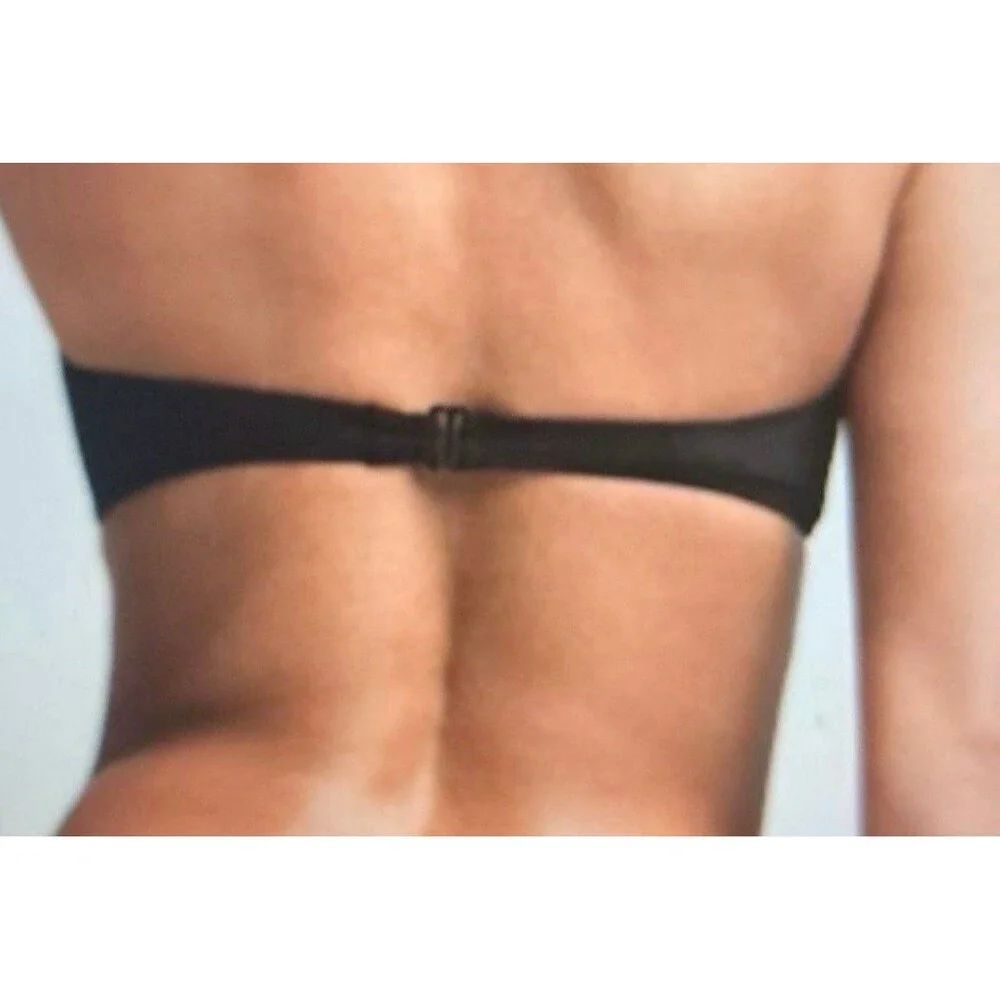 Skims SWIM STRAPLESS UNDERWIRE BIKINI TOP Onyx Medium